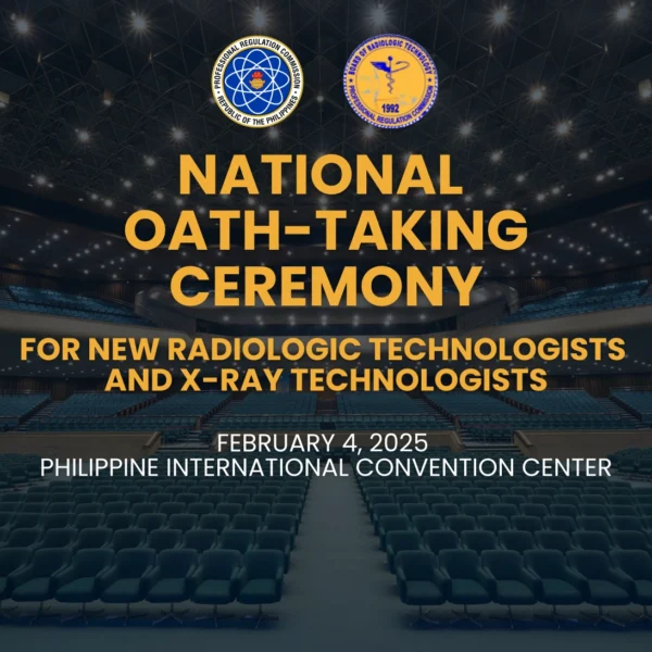 National Oath-Taking Ceremony for Radiologic Technologists and X-Ray Technologists