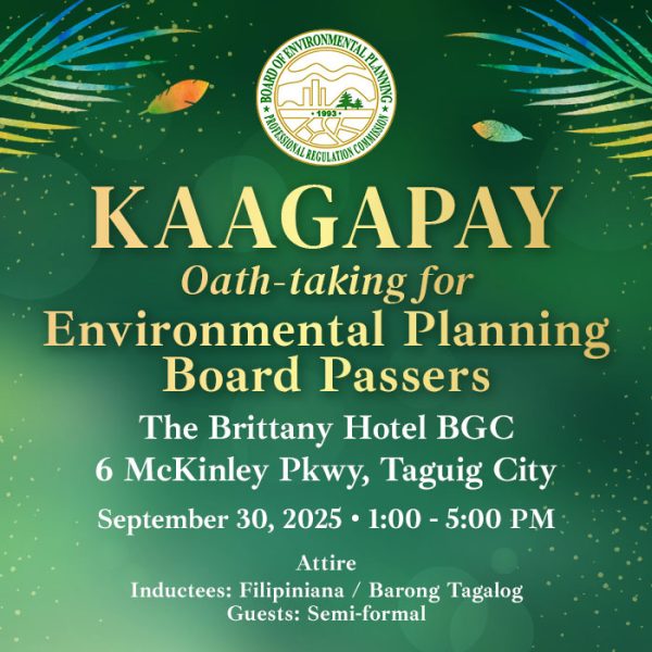 National Oath-Taking Ceremony for Environmental Planners