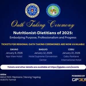 Regional Oath-Taking Ceremony for Nutritionist-Dietitians (Baguio)